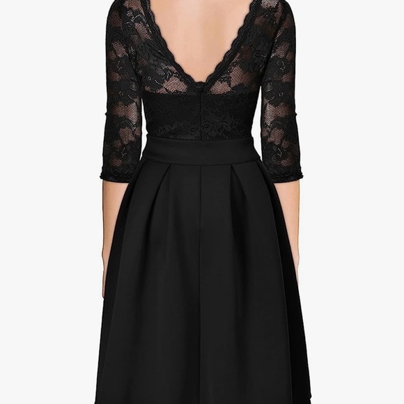 Black lace dress Miusol Size small - Picture 3 of 13